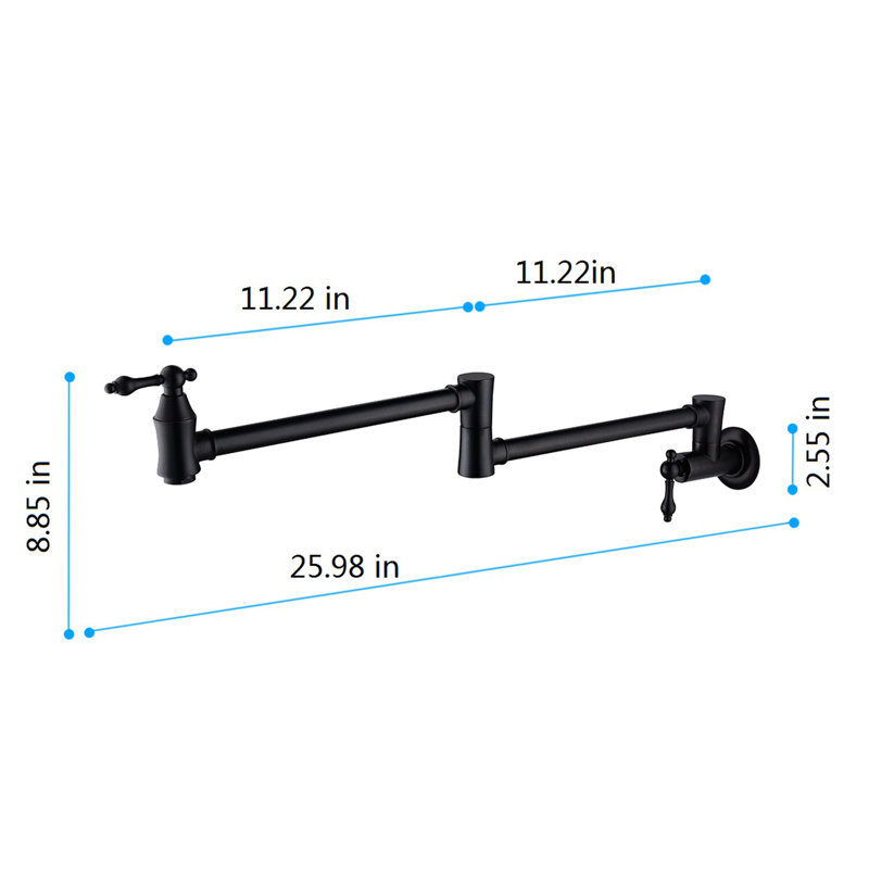 Naiyafly Kitchen Faucet, Matte Black