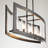 Prathik 5-Light Dining Room Chandelier with Clear Glass,Oiled Rubbed Bronze Finish