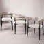 2 chaises d'appoint - lin beige, structure en métal, plateau de table, siège et dossier rembourrés, hauteur de 31 po, capacité de 220 lb, dimensions de la magnifique chaise (2), limite de poids de 220 lb