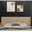 Tête de lit en bois de ferme moderne à panneau mural cannelé très grand 80,2 po Modern-823014536