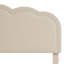 Structure de lit tapissier grand en velours beige avec tête de lit à DEL, lit moderne touffeté réglable avec ports de chargement USB et Type-C, lattes de rangement et sans bruit-725819789-725819790