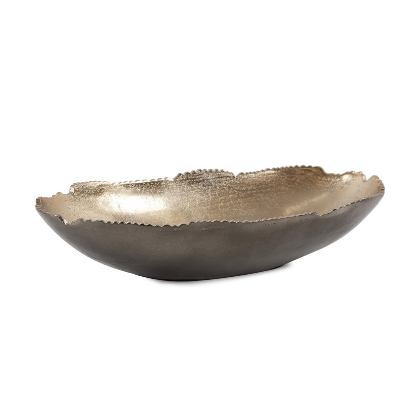 Baniff Jagged Edged Oval Bowl