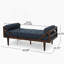 Chaise longue sans accoudoirs touffetée-1304622506