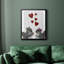 «Squirrel Love», toile encadrée de qualité supérieure - prête à être accrochée-603792228-603792229