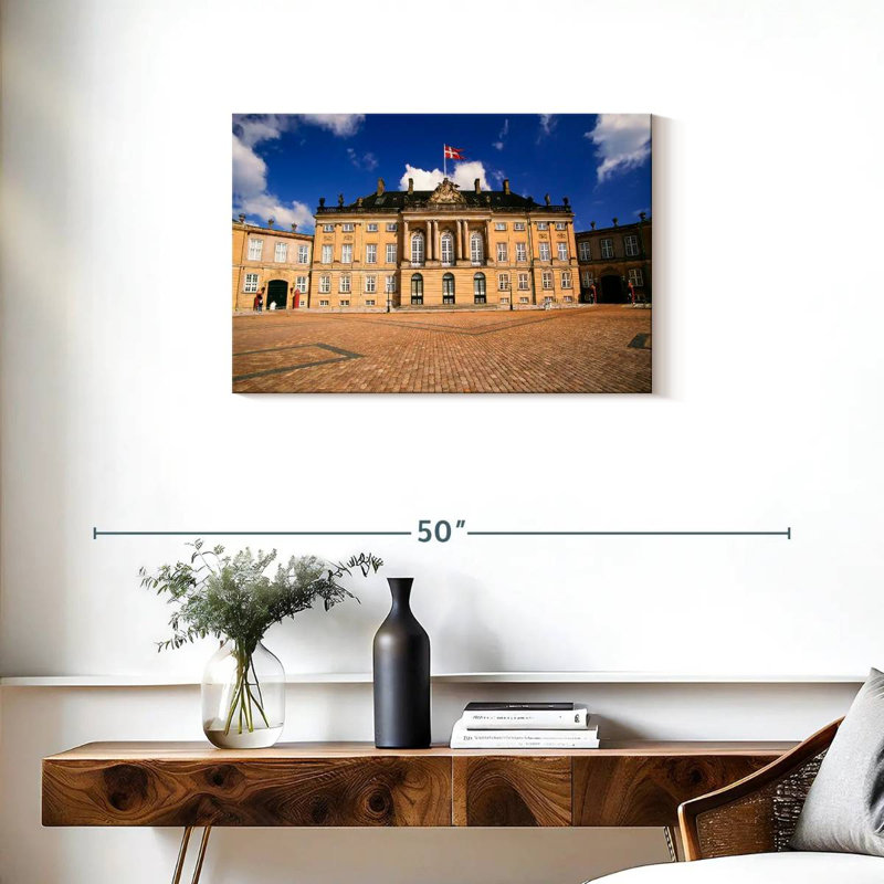 Amalienborg Palace, 20" H x 30" W