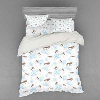 Moose Rustic Duvet Cover