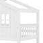 Twin Over Twin Size House Bunk With Ladder And Window