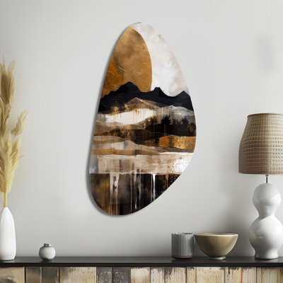 Fenella - Landscape Modern Fall Shape Irregular Metal Wall Decor