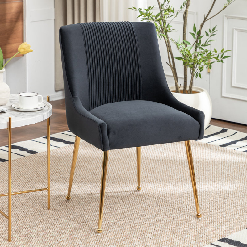Chaise d'appoint Elian, Noir, noir, noir, noir, 6
