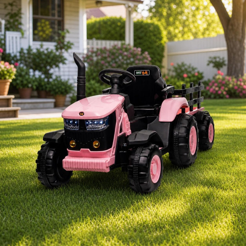 ZACOO Battery Powered Ride On, Pink