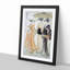 The Promenade by Torii Kiyonaga - Picture Frame Painting Print-55640249-55640251