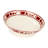 Hand-Painted Stoneware Footed Bowl With Pattern
