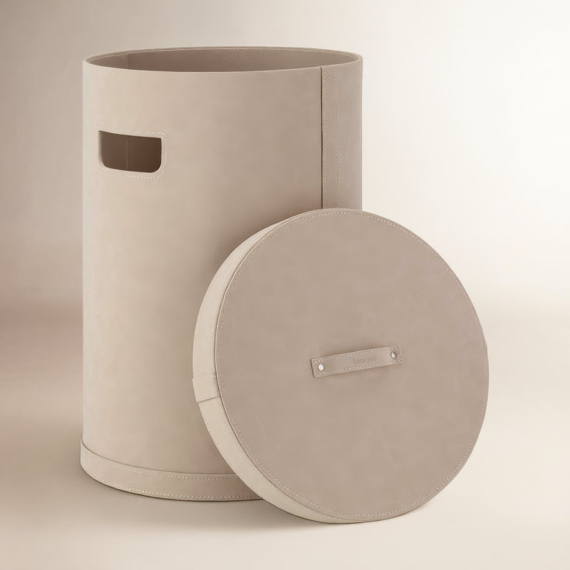 Blomus SAHLA Leather Bin, Light Tan, 71.2