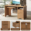 Bureau double caisson cannelé Neeru-652472796