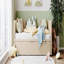 Lit de jour simple tapissier avec couchette escamotable, beige-1072416483
