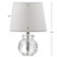 Lampe de table transparente 13 po Detweiler