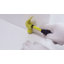 Porte de douche pivotante simple sans cadre de 76 po de hauteur, avec pellicule incassable, verre trempé de 3/8 po (10 mm) et roulettes silencieuses.-136370333-136370335