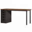 Bureau d'ordinateur moderne brun 47 pouces pour usage domestique-1109751514