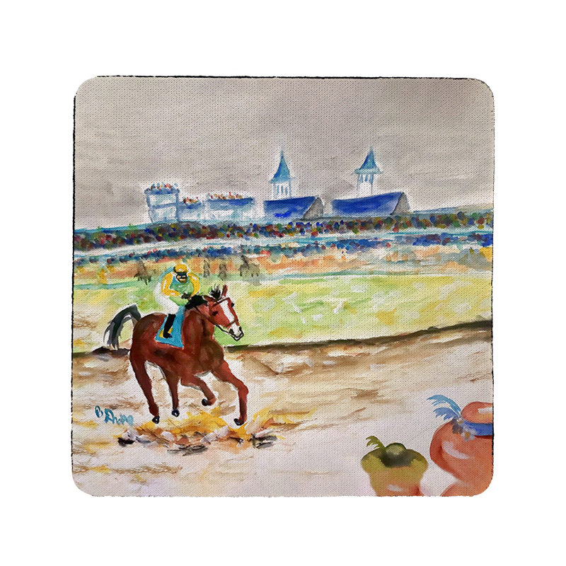 Ensemble de 4 sous-verres à cheval