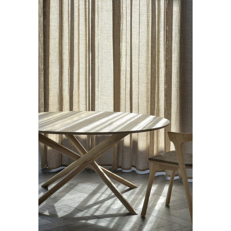 Mikado Round Solid Oak Dining Table
