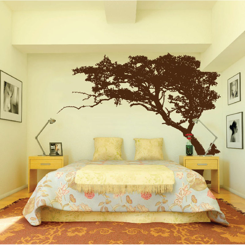Adhésif décoratif forêt pour chambre de bébé, 108 po, Brun