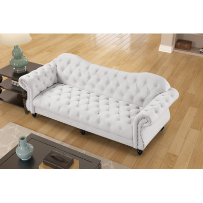 Hildur 86'' Velvet Sofa