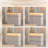Wrought Studio Reception Desk with Counter, Modern Front Table Equipped Lockers & Storage Shelves, 48-inch Checkout Counter with DIY Stripe for Lobbies, Salons, Retail, Home Offices, Reception Room-179459532