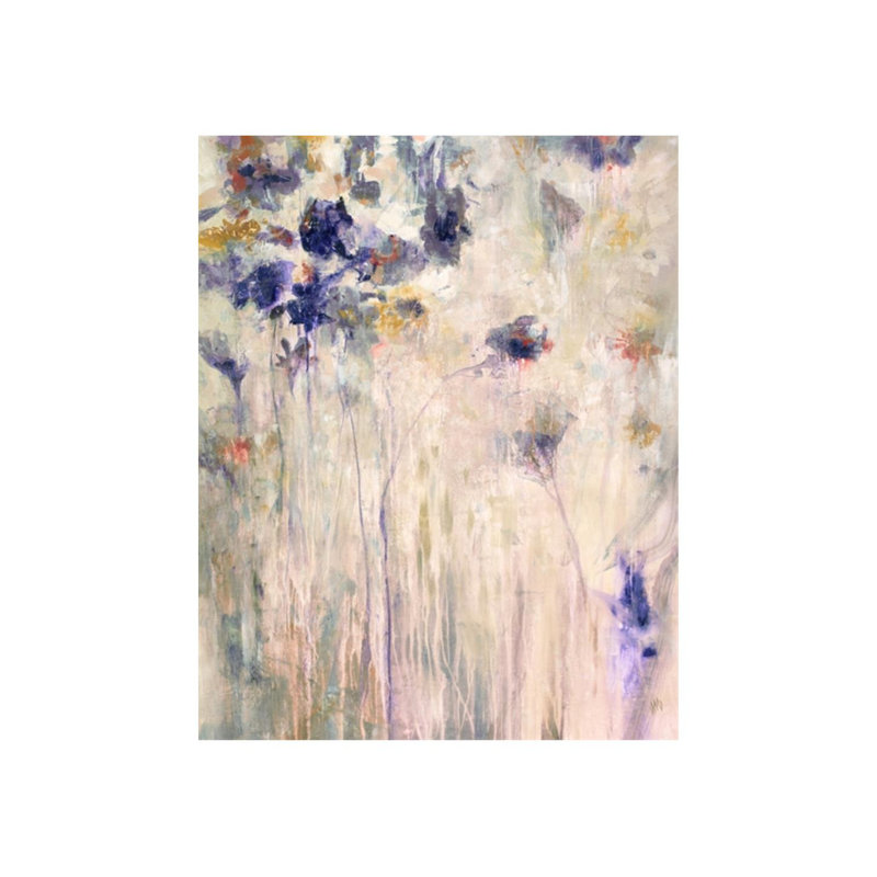 Violet Masquerade Painting by Chelsea Art Studio, 50" H x 40" W x 1.5" D, Outdoor
