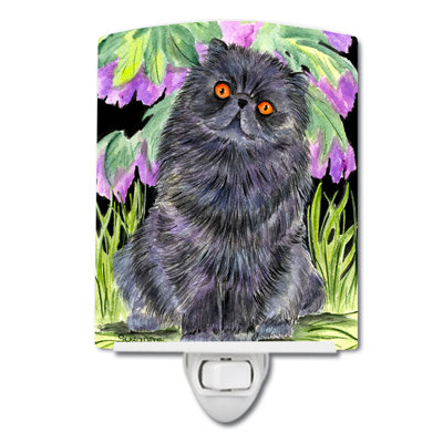 Cat Persian Ceramic Night Light