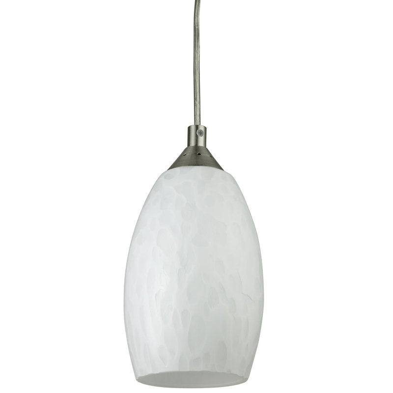 Luminaire suspendu décoratif en verre 9 watts, à DEL, à intensité variable, homologué ETL, blanc chaud 3000K