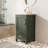 Fully Assembled 18" Freestanding Single Bathroom Vanity with Ceramic Top-1564067449