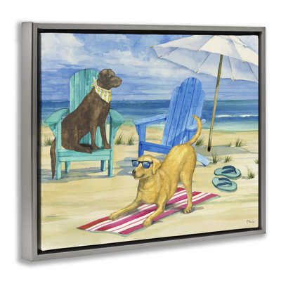 «Dogs on Beach» par Paul Brent