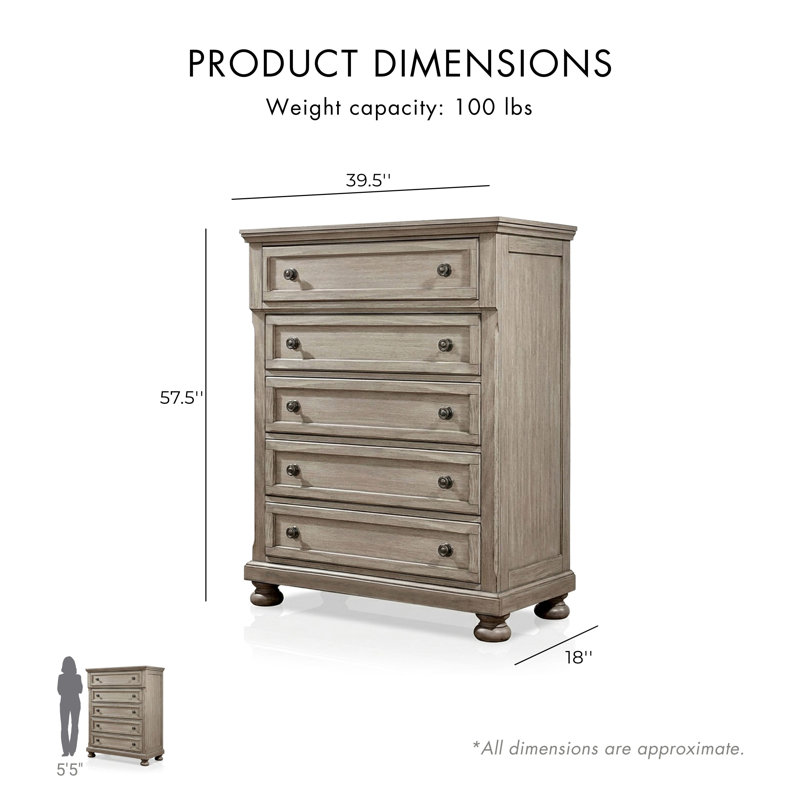 Commode 5 tiroirs Ikko