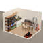 10x8ft White Outdoor Garden Shed - Aluminum Alloy Frame, Easy-Access Hinge Door