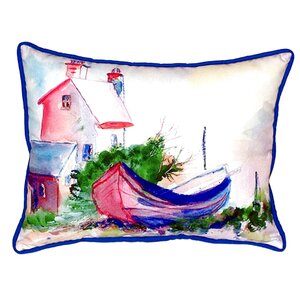 House and Boat Indoor/Outdoor Lumbar Pillow