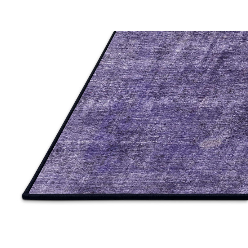 Tapis décoratif multicolore à motif abstrait, Rectangle 4 pi x 6 pi