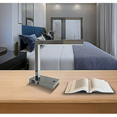 Modern LED Desk Lamp With USB And Power Outlet