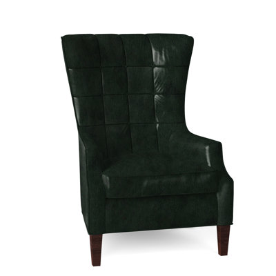 Gallin Leather Wingback Chair