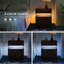 Commode 3 tiroirs à DEL pour tables de bout avec tables en acrylique et tables de chevet à DEL pour tables de chevet-177051610