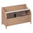 Rustic Style Solid Wood Entryway Multifunctional Storage Bench With Safety Hinge-1979990054