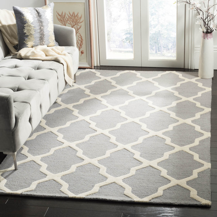 Darbonne Geometric Wool Hand Woven Area Rug