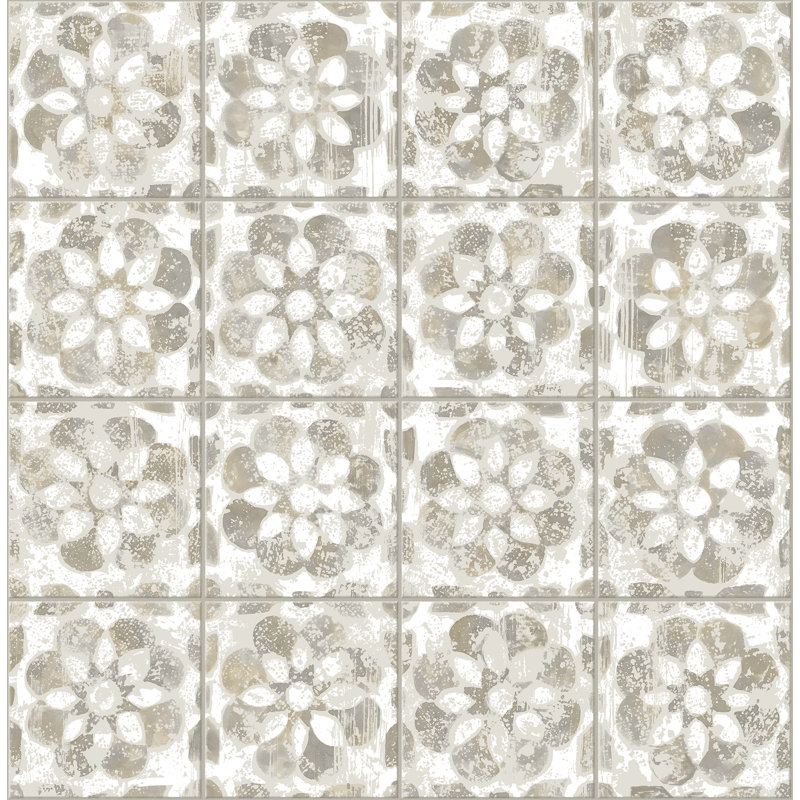 Rouleau de papier peint L 33 pi x l 20,5 po Izeda, Neutre