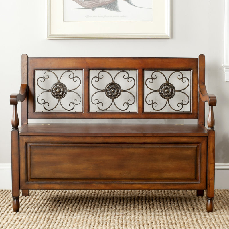 Wood Storage Bench