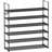 Modular DIY Stackable Metal Shoe Rack Customizable Entryway & Closet Storage Organizer