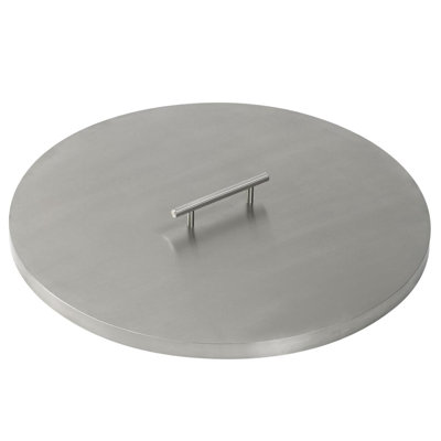 Couvercle de foyer rond en acier inoxydable
