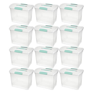 Sterilite 18768606 Box Showoffs Large Nesting Clear: Storage Totes