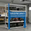 Étagères de rangement robustes en métal pour garage, support de rangement réglable de 48 po x 24 po x 72 po avec capacité de charge totale de 1650 lb, étagère de rangement sans boulons antirouille pour garage-101433709-101433708