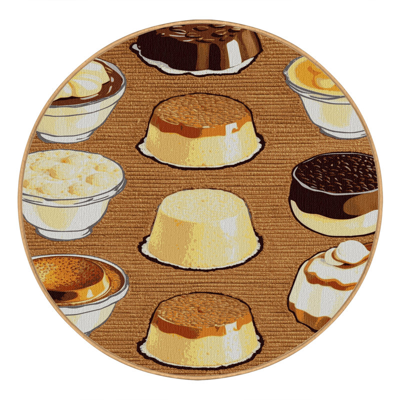  Tapis lavable puddings and custards dessert, Tapis de couloir 2 pi x 5 pi