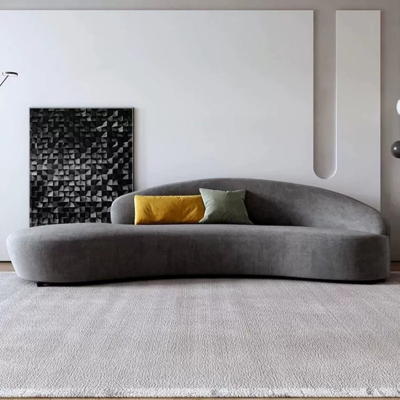 Creative Casual Sofa, 3, 29.5" H x 94.5" W x 33.5" D, Brown