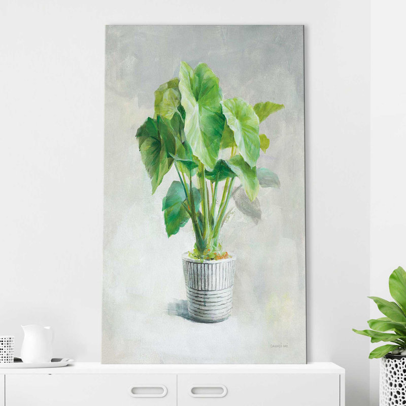 «Greenhouse Palm I», reproduction d'art, H 60 po x l 36 po x P 1,5 po, Toile tendue